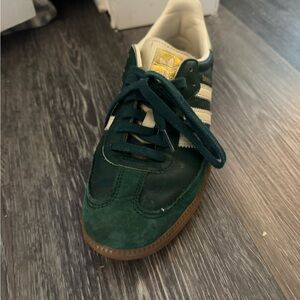 Adidas Kids Dark Green Sneakers